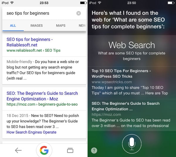 Text Vs Voice Search