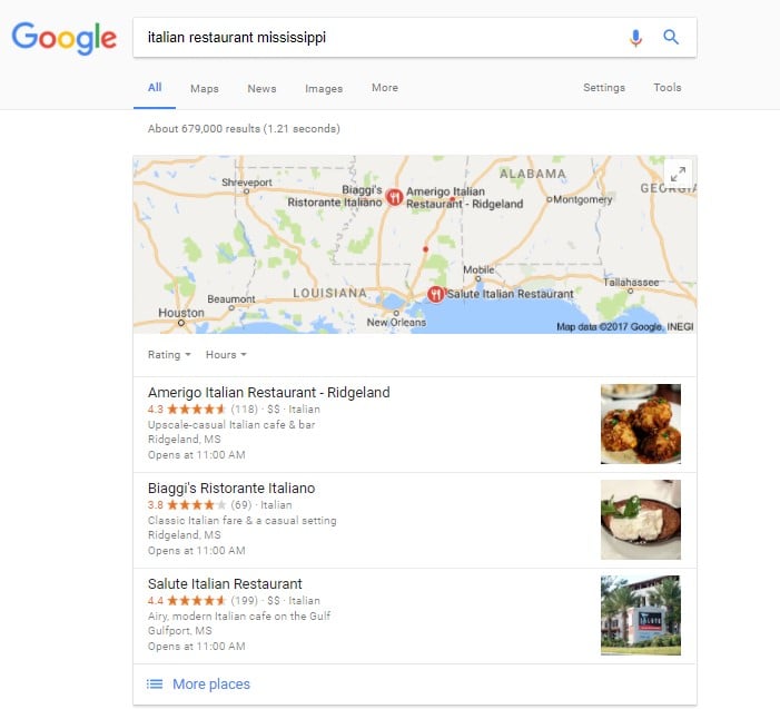 Google Local Pack