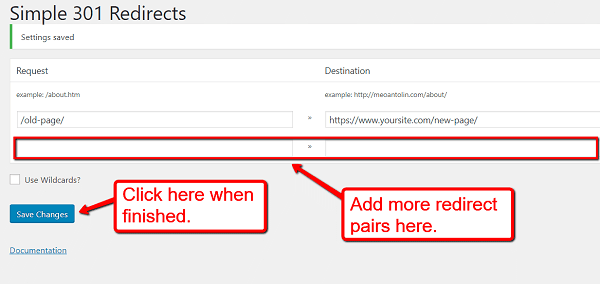 Simple Redirects Save Compressor