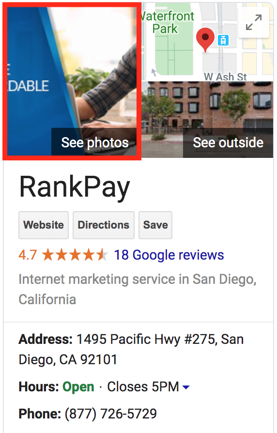 RankPay Google Maps Photos