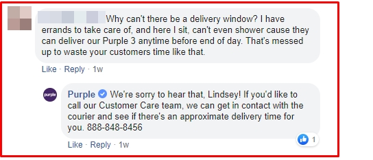 Purple Mattress Customer Service