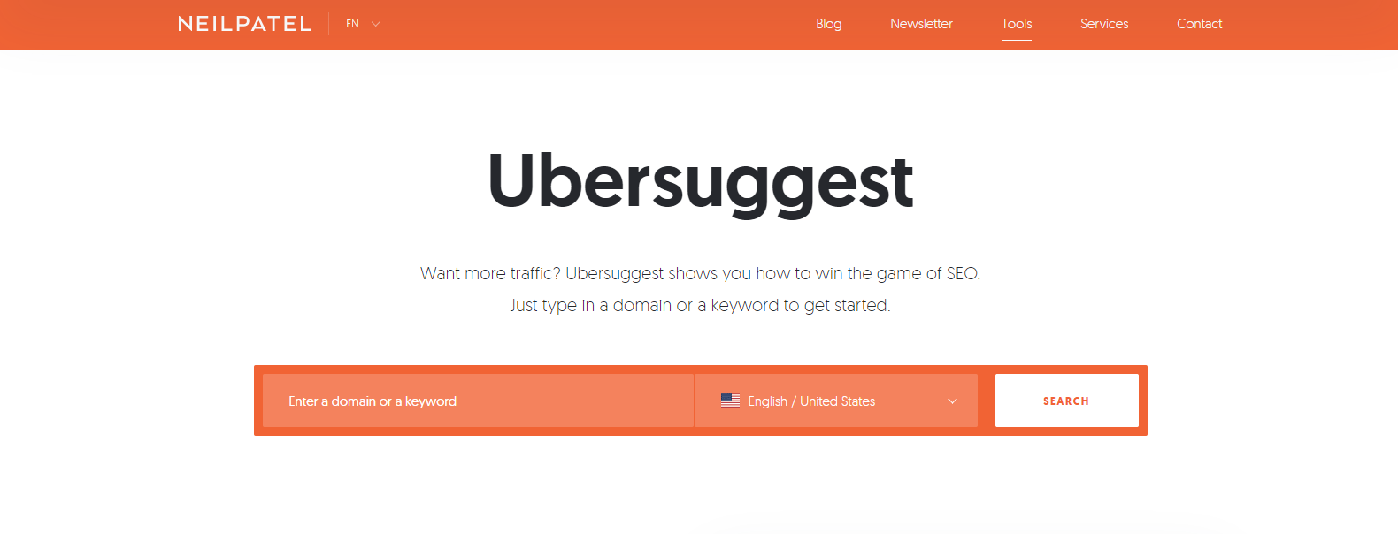 Free Web Analytics Tools Ubersuggest