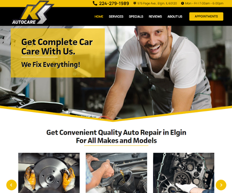 Auto Repair Website