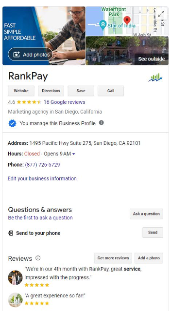Rankpay Google Business Profile