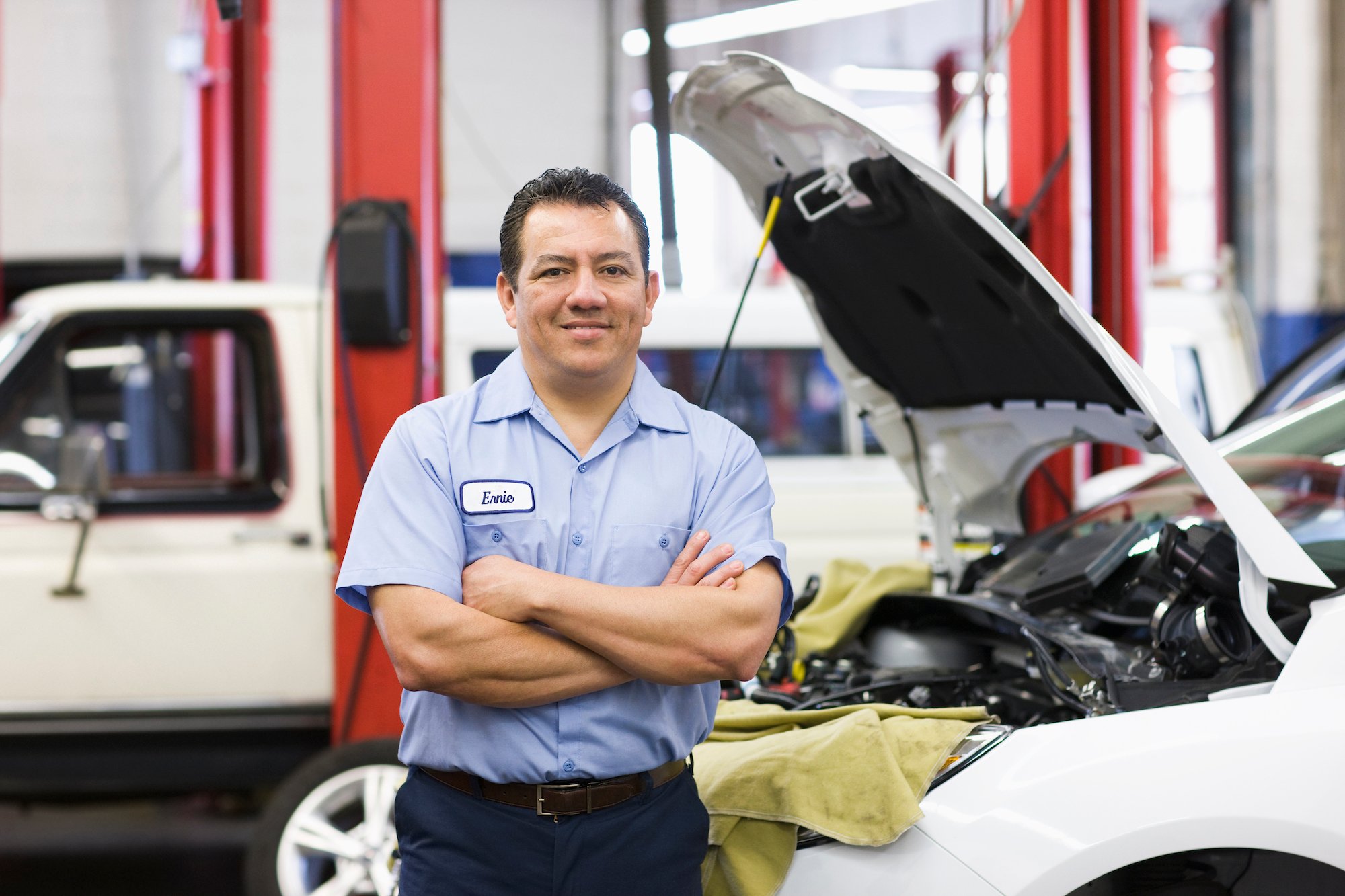 Portrait Of Hispanic Male Mechanic In Auto Repair 2022 03 04 02 43 16 Utc