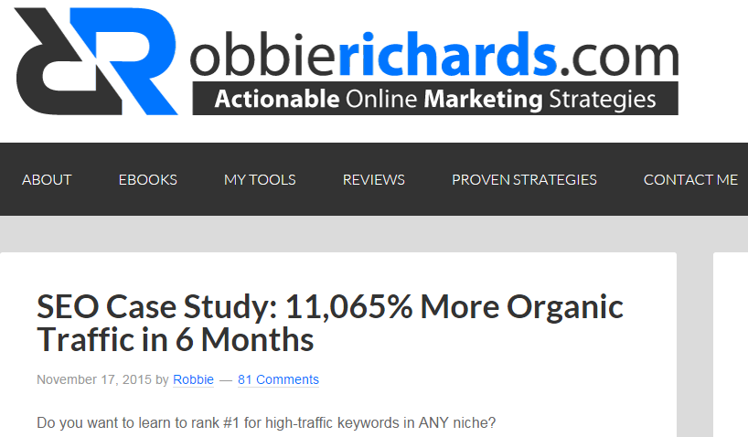 SEO Case Study 2