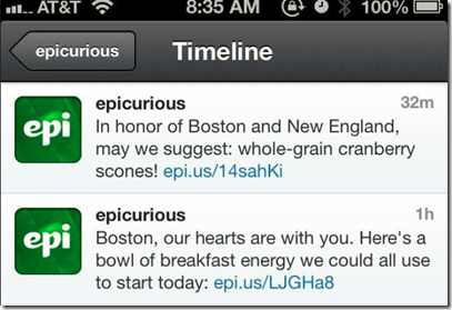 Epicurious Social Media Fail