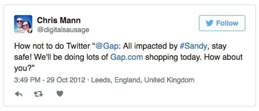 Gap Social Media Disaster