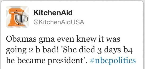 Kitchen Aid Social Media Fail