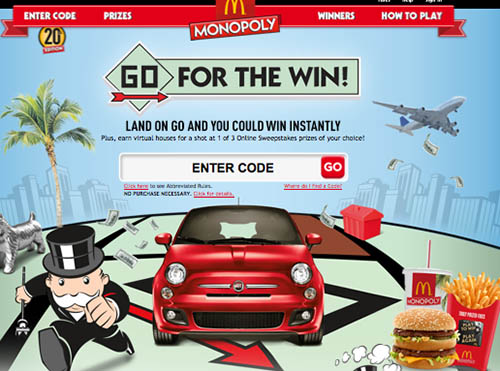 Mcdonalds Monopoly