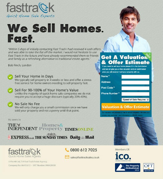 Real Estate Website Landing Page